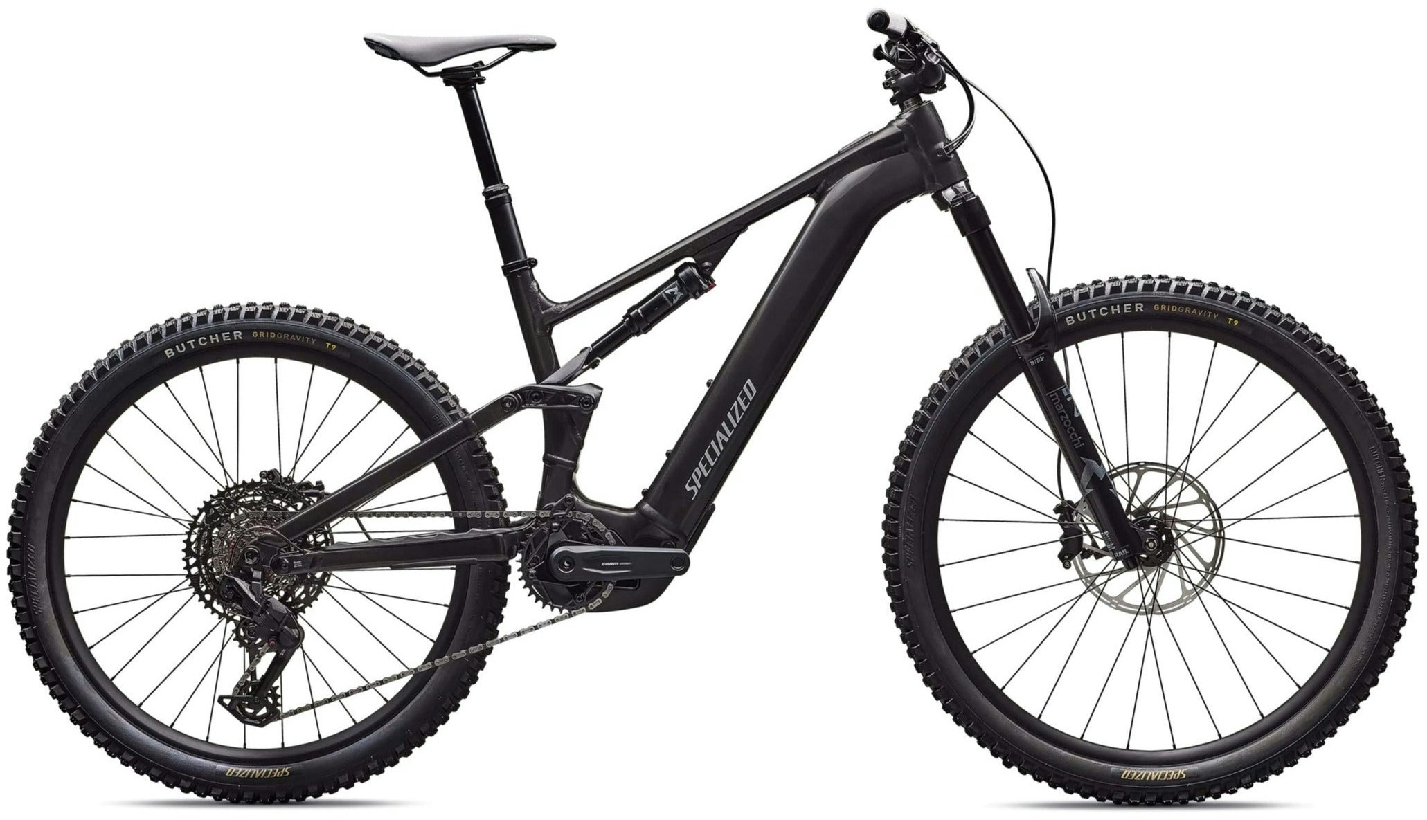 Turbo Levo 4 Alloy (Metallic Obsidian Silver Dust)